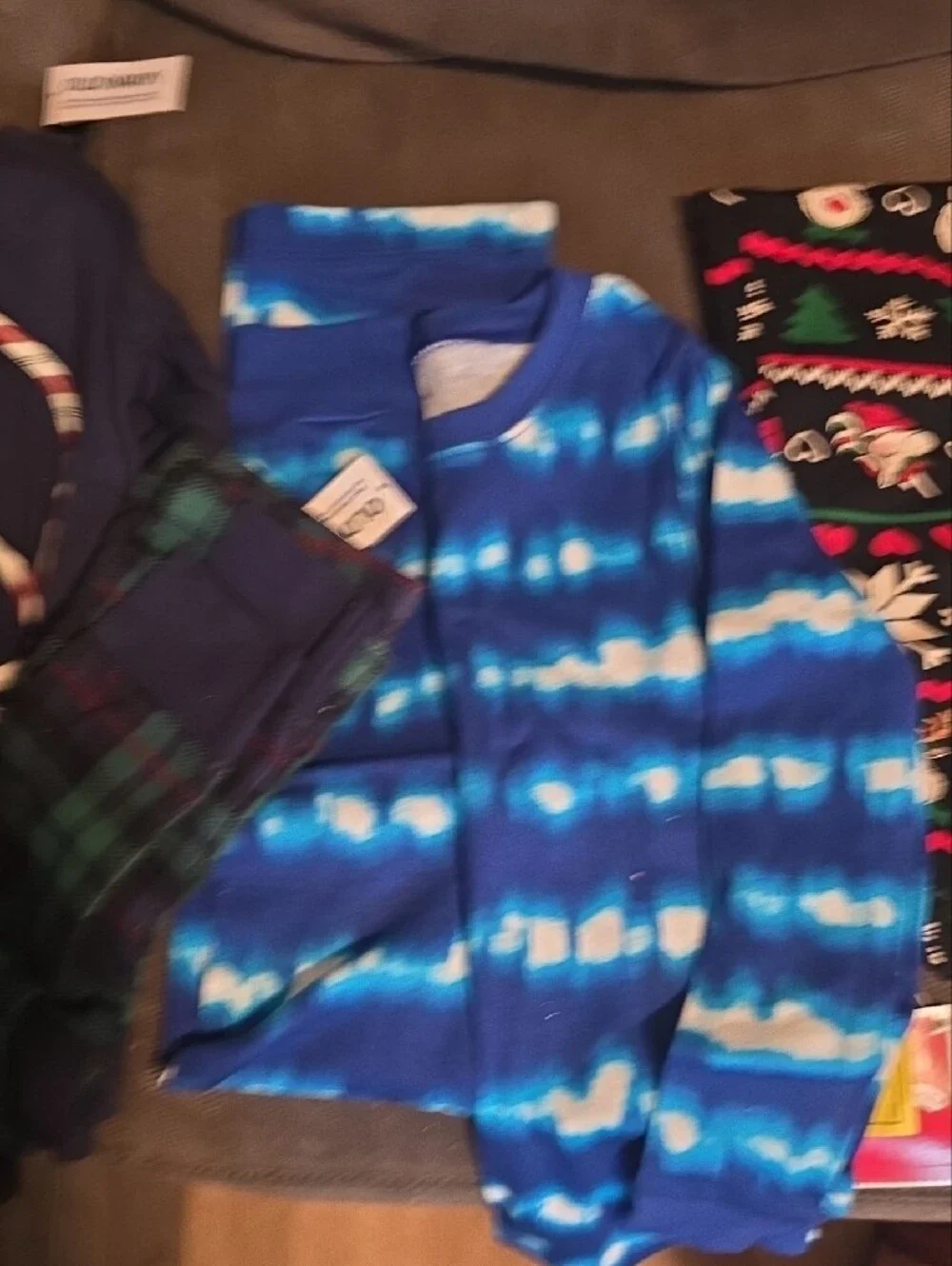 Old Navy Peace And Joy Wonder Nation Blue & White Tie-Dye Kids, Holiday  Pajamas